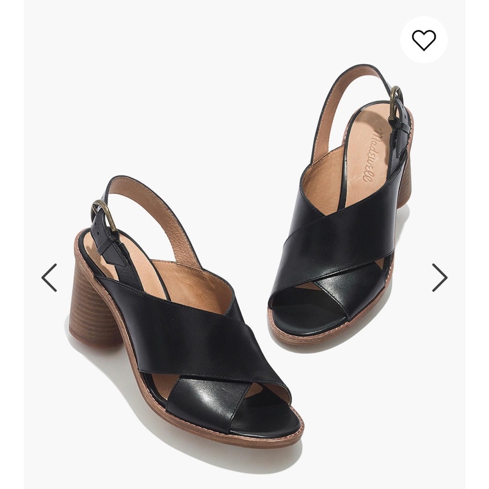 Madewell Ruthie Crisscross Sandal- Black